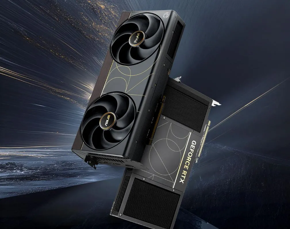 ASUS ProArt RTX 5090 OC Edition Tanıtıldı: 2.5 Slot Tasarım ve Güçlü Soğutma Dikkat Çekiyor