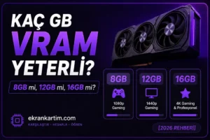Kaç GB VRAM Yeterli? 8GB mi, 12GB mi, 16GB mi? [2026 Rehberi]