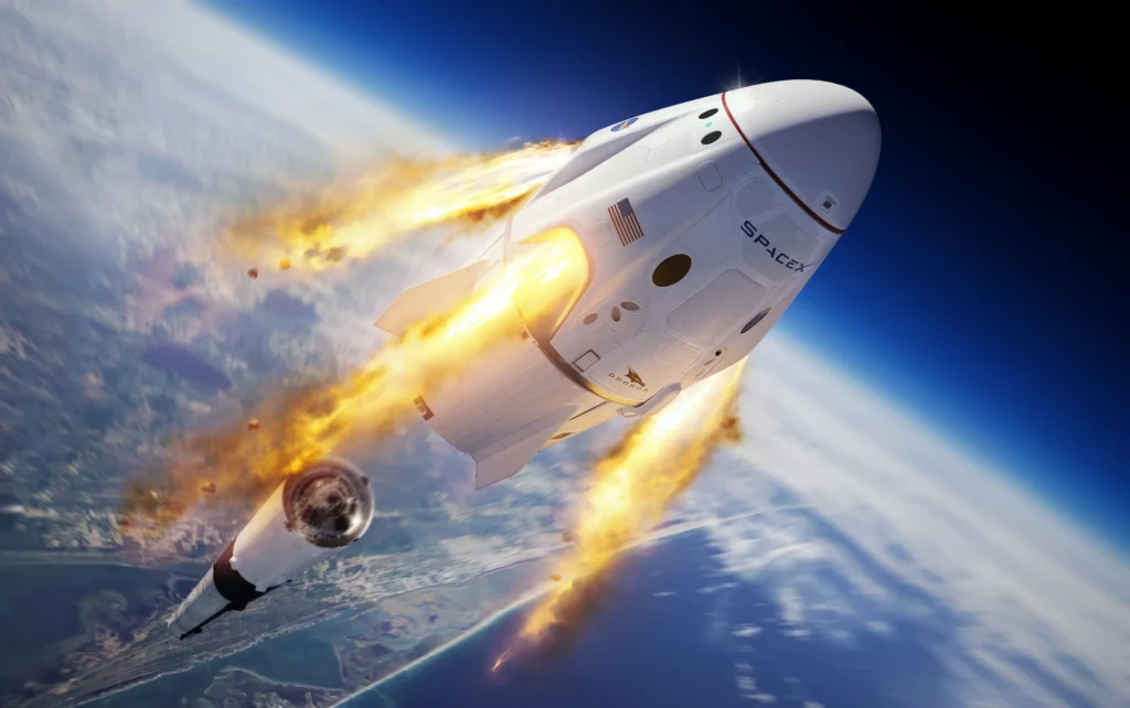  SpaceX Kapsülü Temsili Fırlatma Kapsülü